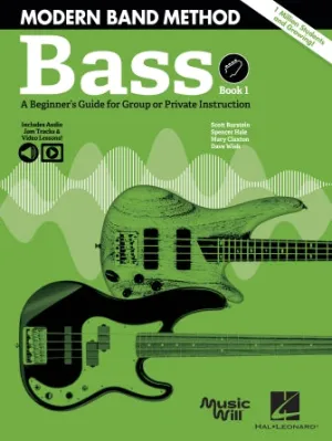 Modern Band Method - Bass, Book 1 (Book/Online Media)