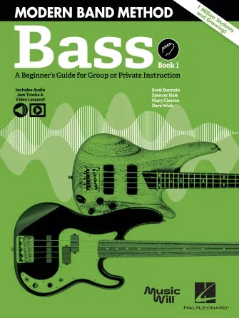 Modern Band Method - Bass, Book 1 (Book/Online Media)