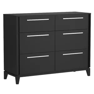 Moderna 6 drawers small double chest office storage organization, java