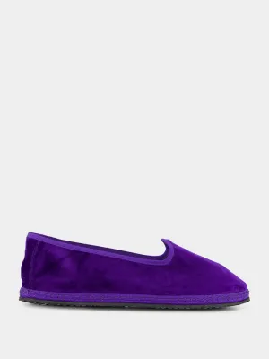 Modigliani Flats in Purple Anarchico Velvet
