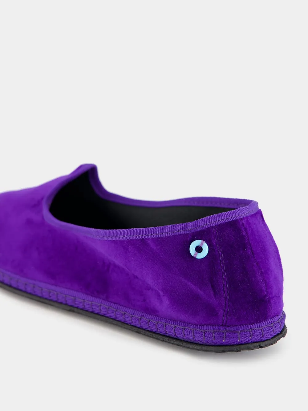 Modigliani Flats in Purple Anarchico Velvet