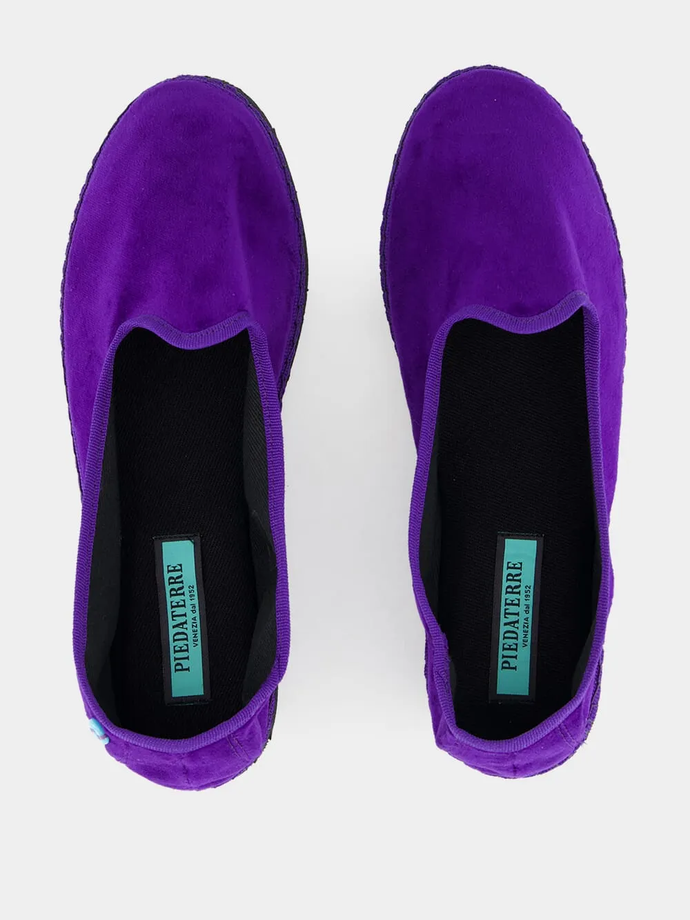 Modigliani Flats in Purple Anarchico Velvet