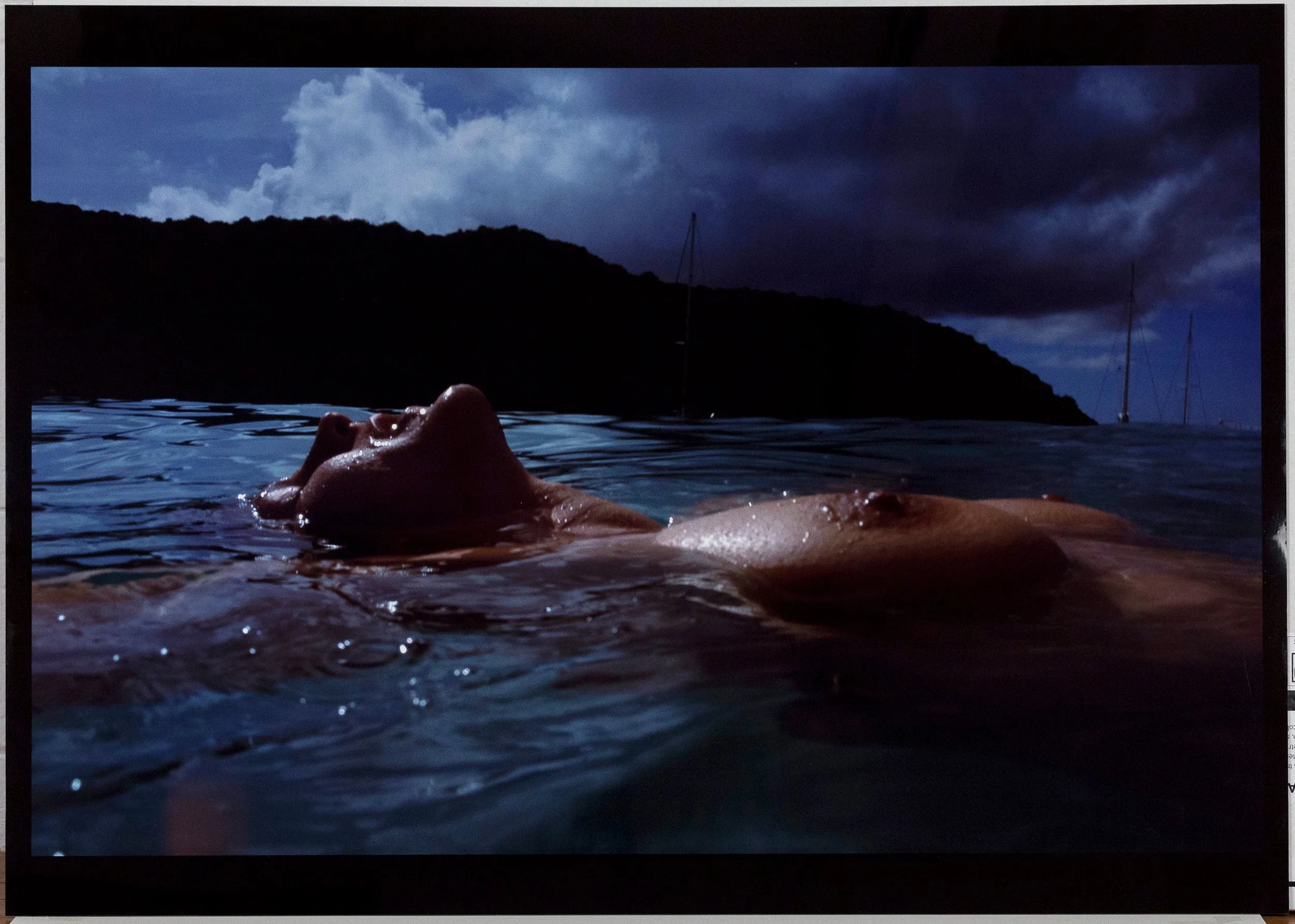NAN GOLDIN "VALERIE FLOATING", 2001