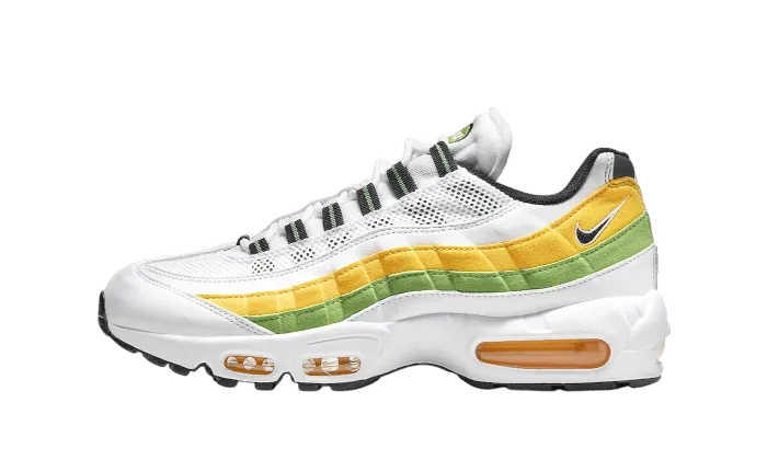 Nike Air Max 95 Essential White Green Apple Tour Yellow