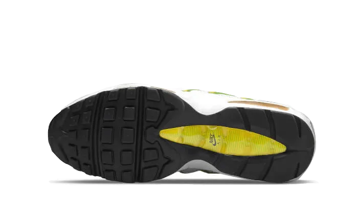 Nike Air Max 95 Essential White Green Apple Tour Yellow