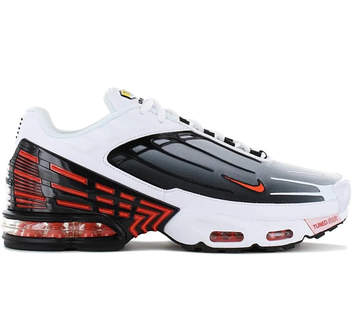 Nike Air Max Plus TN III 3 - Herren Sneakers Schuhe Grau-Weiß CK6715-101