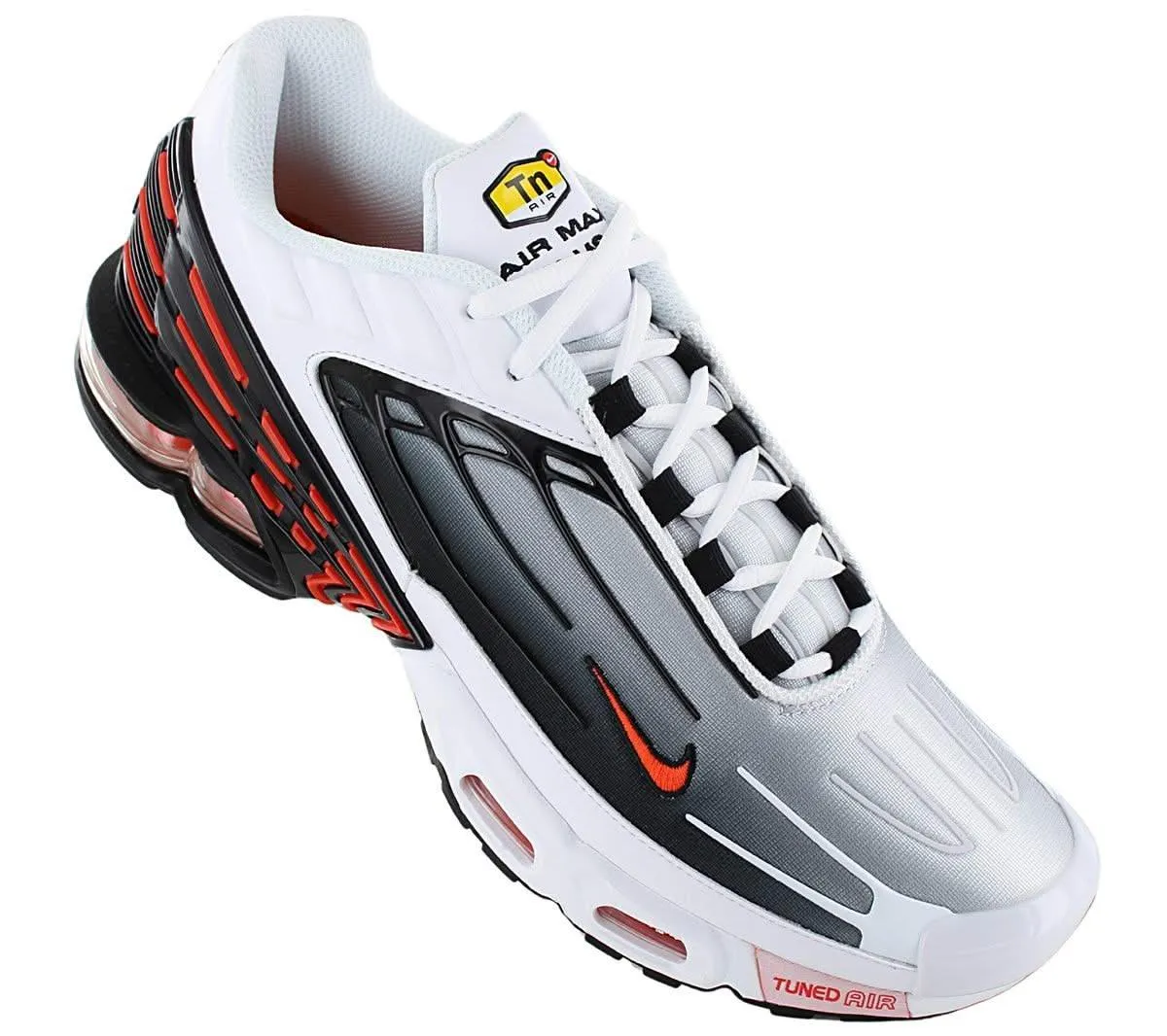 Nike Air Max Plus TN III 3 - Herren Sneakers Schuhe Grau-Weiß CK6715-101