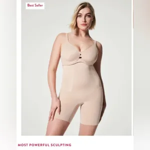 NWT Spanx Oncore High Waisted Mid Thigh Short
