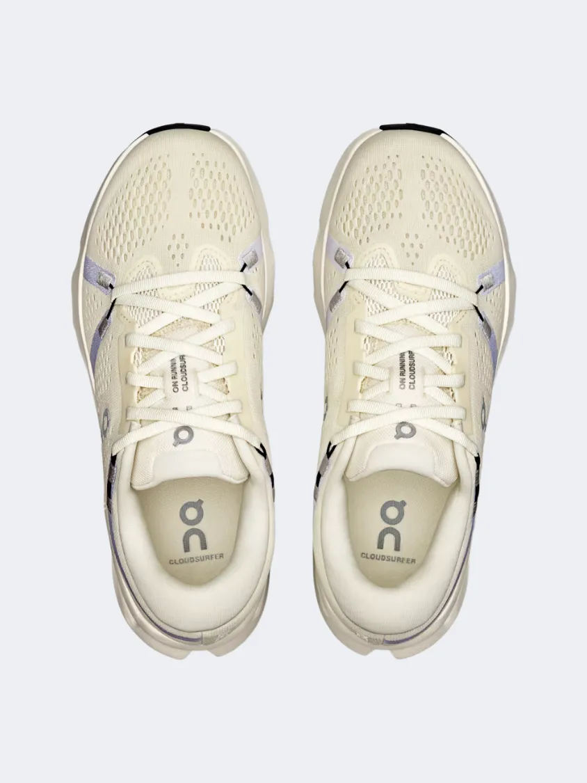 On Cloudsurfer 2 Women Running Sneakers Ivory