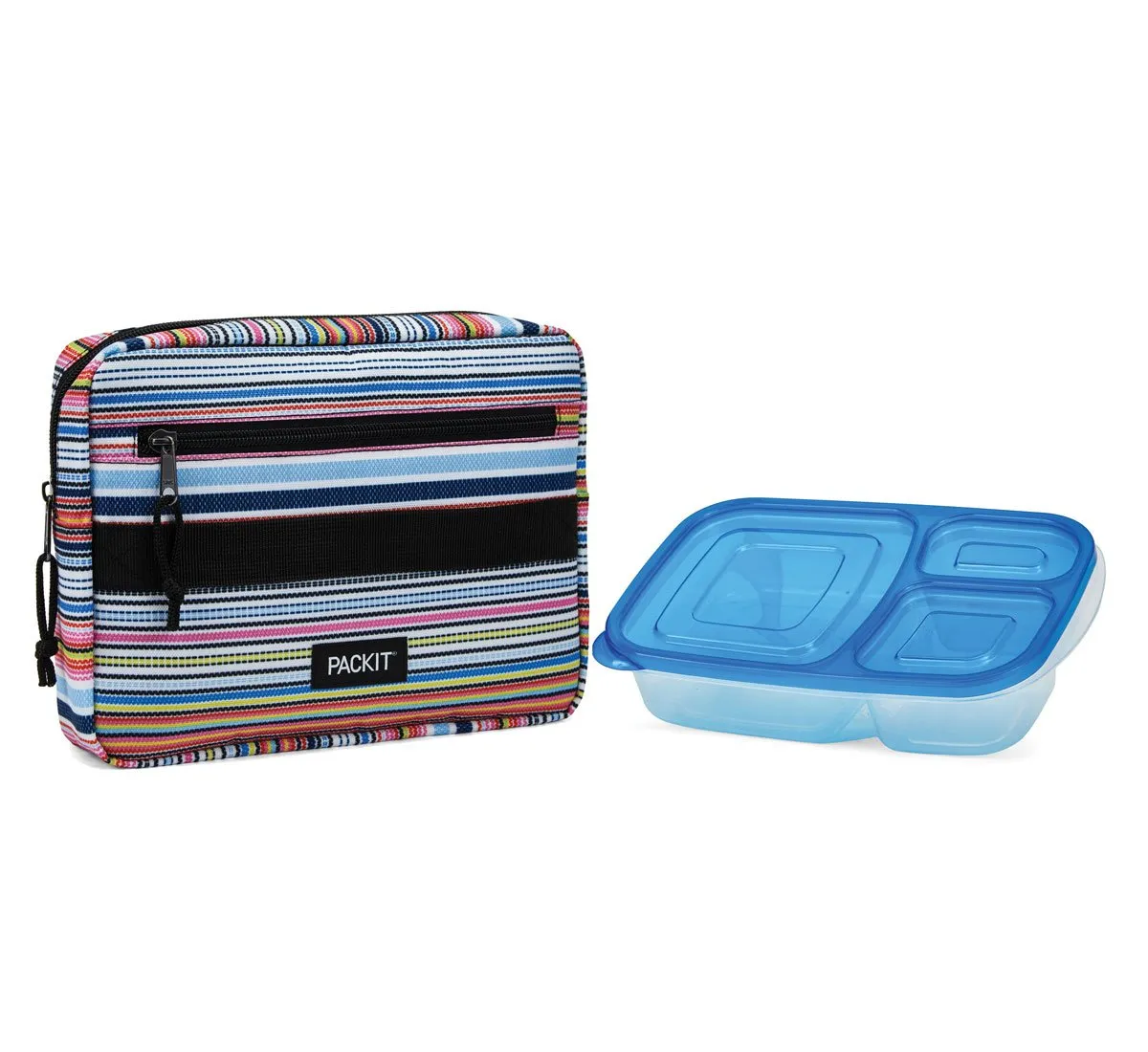 PackIt Freezable Bento Box Set: Freezable Sleeve and Reusable Bento Box Container