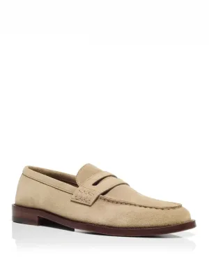 Perry Suede Loafer in Light Brown