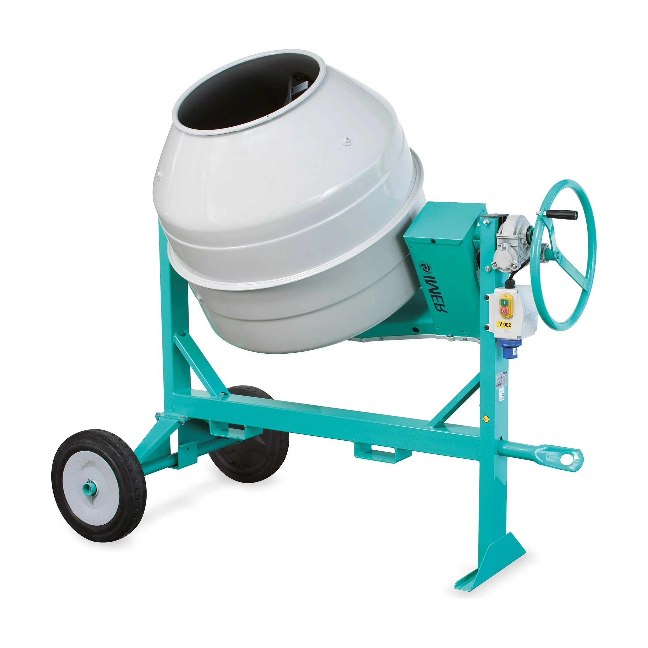 Portable Mixer | 1.9 HP | Steel Drum | IMER Multi-Mix 350 -  1105802