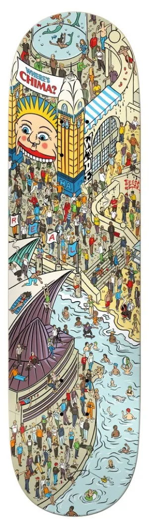 Real Chima Where's 8.28' Skateboard Deck