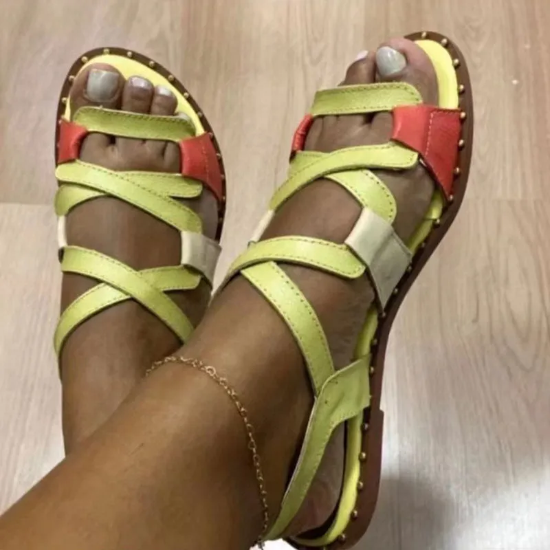 Rome Flats Slippers Beach Sport Casual Ladies Shoes Soft Mujer Slides Bohemian Zapatos