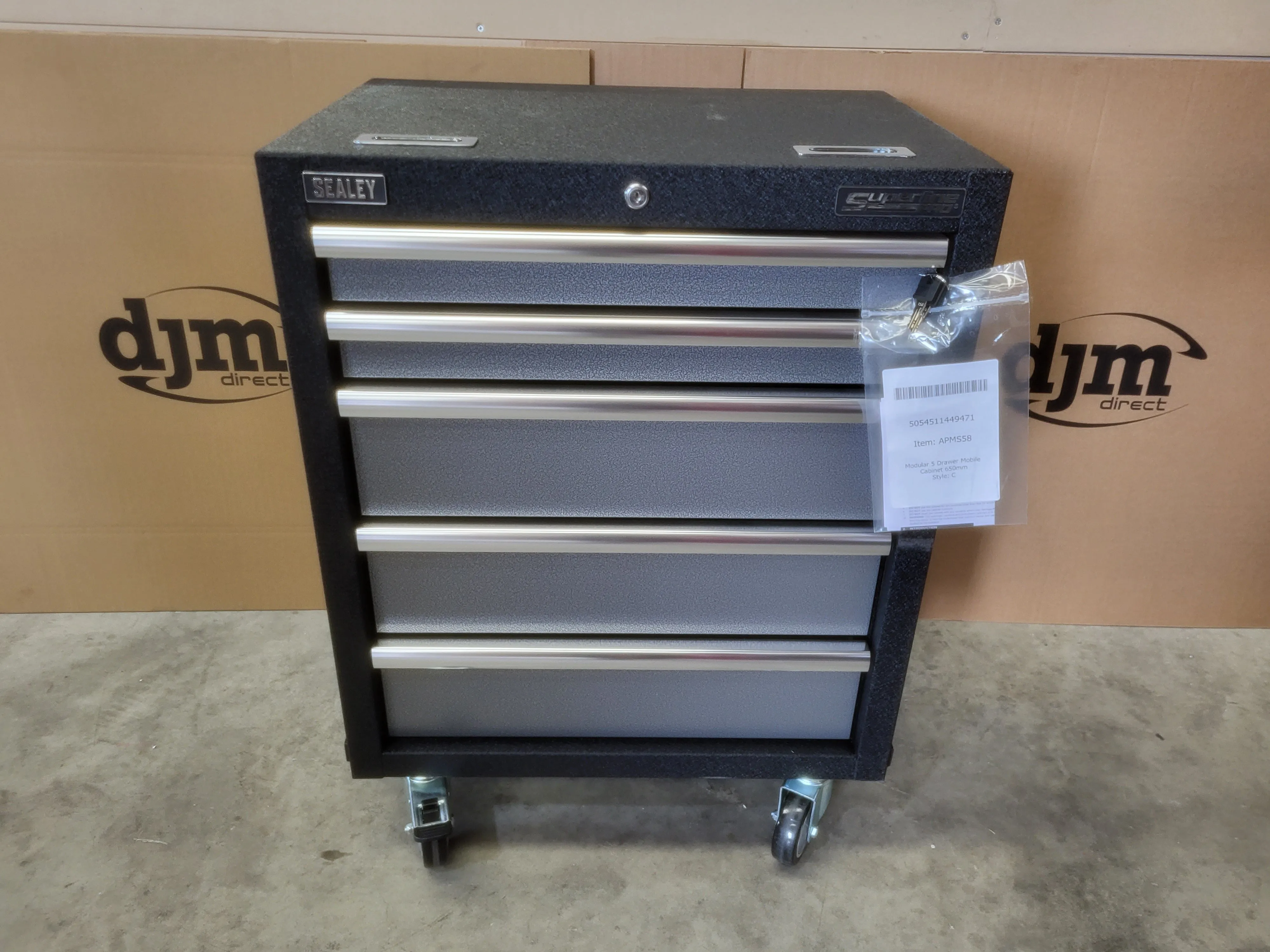 Sealey Modular 5 Drawer Mobile Cabinet 650mm - C