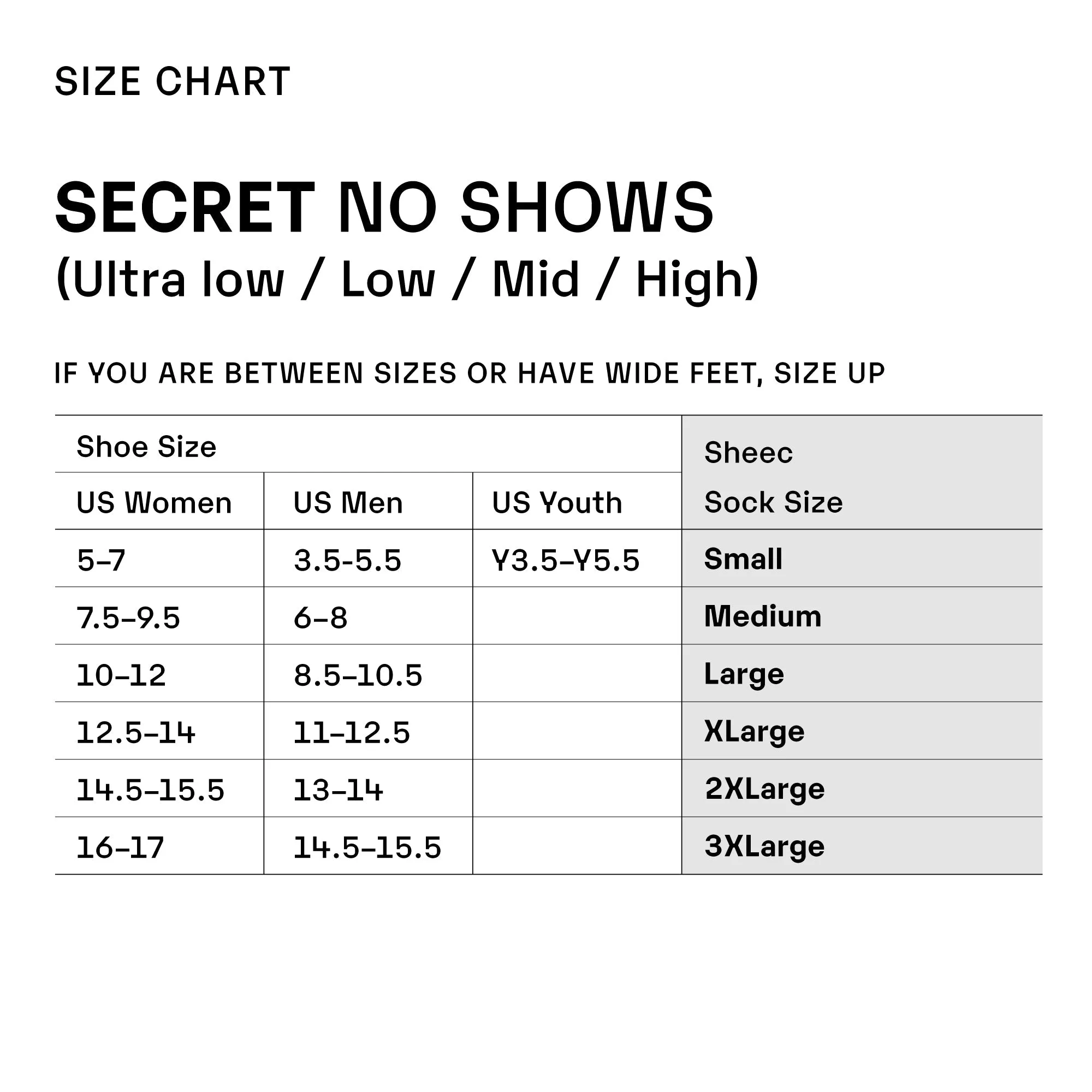 Secret Low Cut 4 Pair Pack / Combo