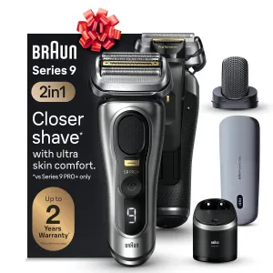 Series 9 PRO  Electric Shaver, Shaving Kit with 5 Pro Shave Elements and Procomfort Head, Smartcare Center