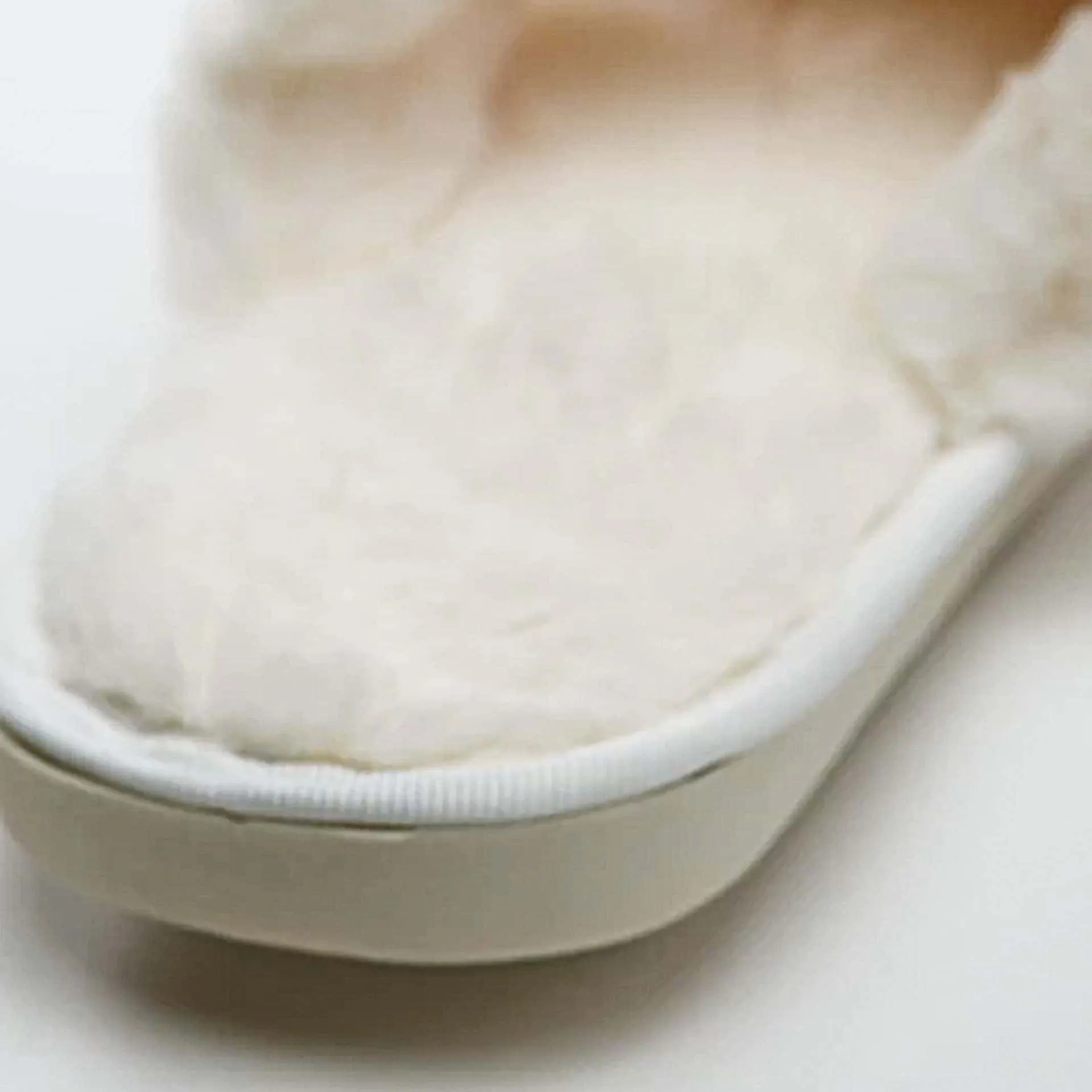 Silver Luxe: Personalized Monogram Fur Slippers with Glittering Names & Logos In White Size S to L