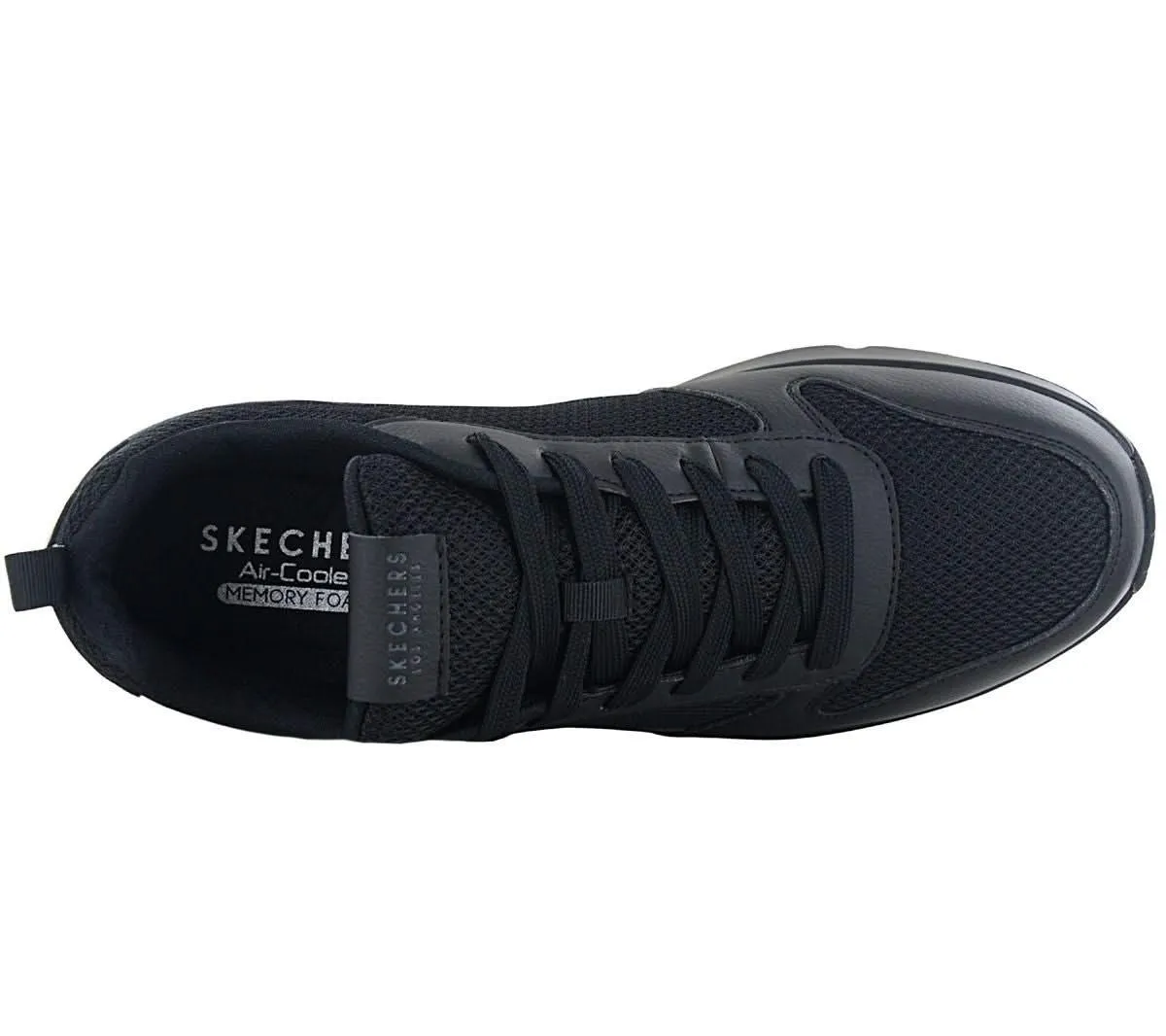 Skechers Uno Fastime - Herren Sneakers Schuhe Schwarz 237016-BBK