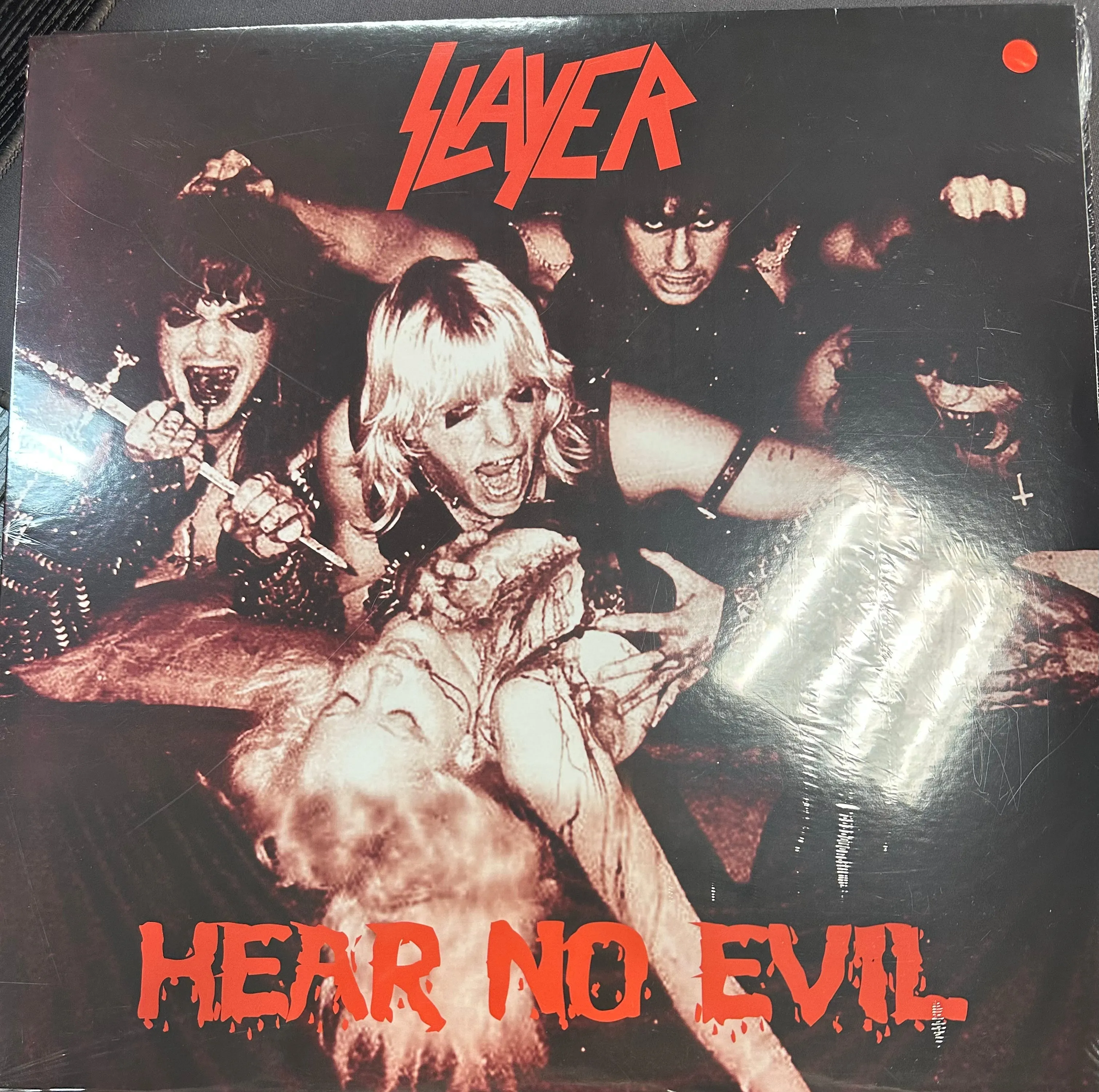SLAYER - HEAR NO EVIL LP Vinyl Record *UNOFFICIAL RELEASE*