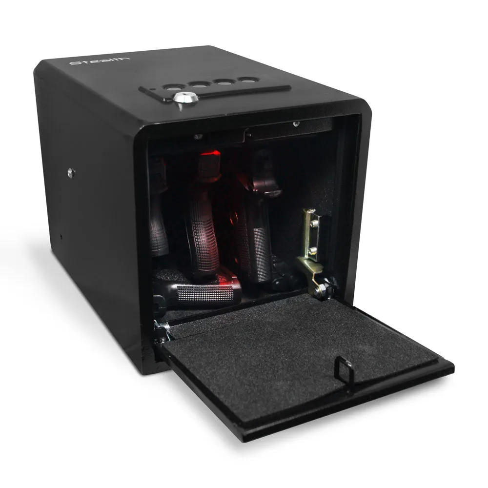Stealth Handgun Hanger Safe Quick Access Electronic Pistol Security Box