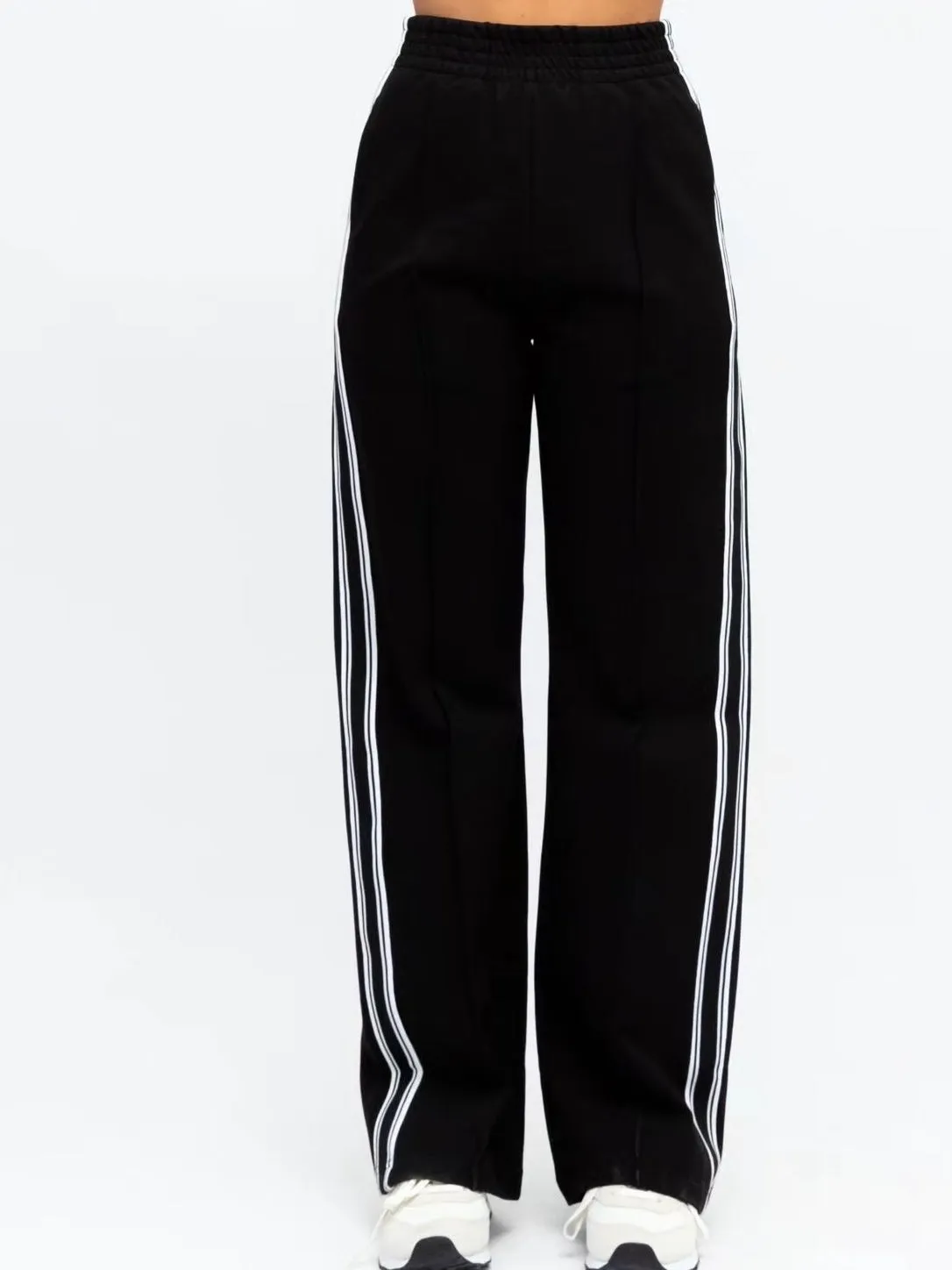 Stella Pant : Black / White Trim