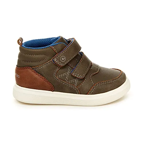 Stride Rite Boys Cedric High-Top Sneaker, Navy