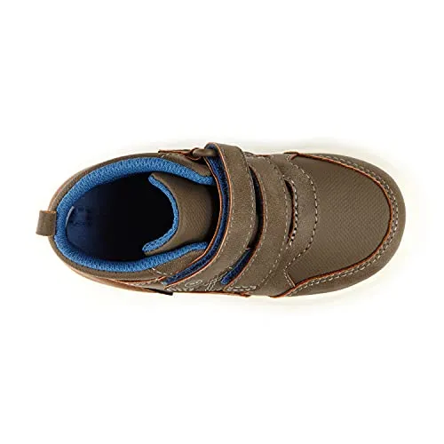 Stride Rite Boys Cedric High-Top Sneaker, Navy