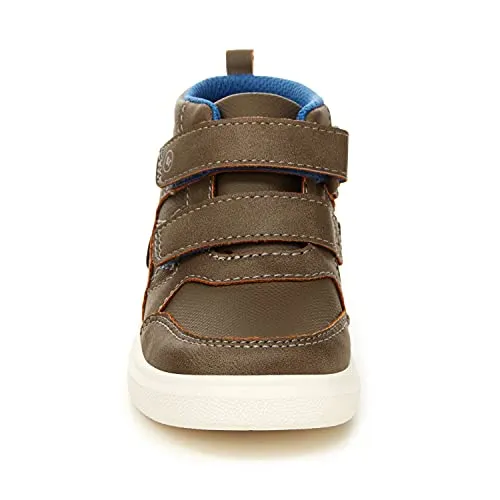 Stride Rite Boys Cedric High-Top Sneaker, Navy