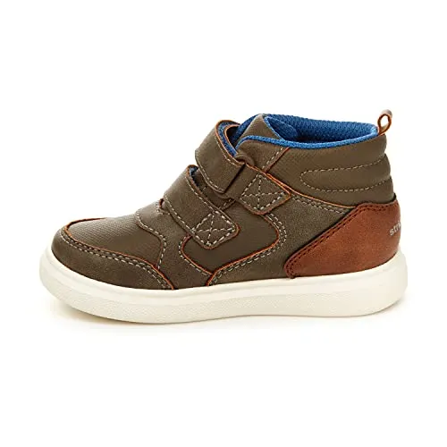 Stride Rite Boys Cedric High-Top Sneaker, Navy