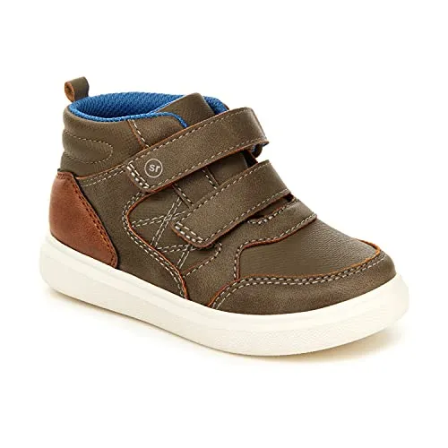 Stride Rite Boys Cedric High-Top Sneaker, Navy
