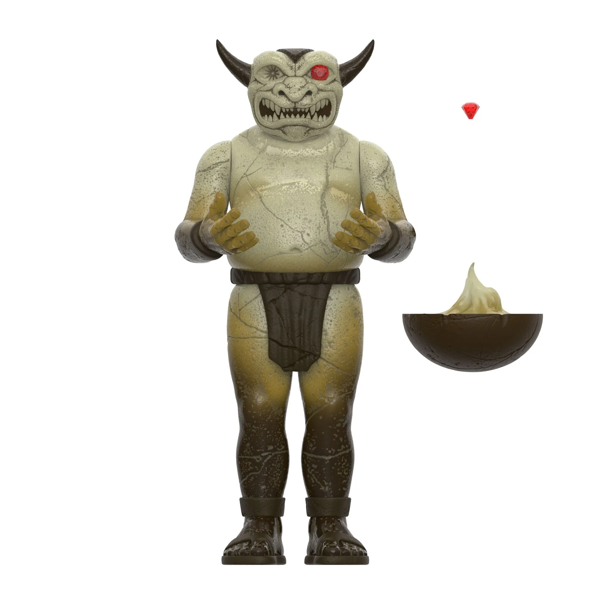 Super7 x DUNGEONS & DRAGONS - Sacred Statue, Githyanki, Sorceress, Formidable Fighter & Efreeti (Glow) ReAction Figures