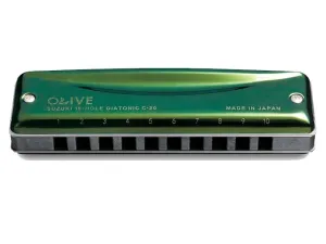 Suzuki C20 'Olive' Diatonic Harmonica
