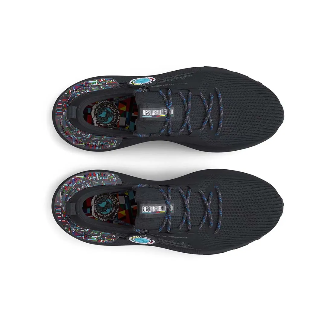 UA Unisex HOVR Phantom 3 SE Black History Month Running Shoes | 3027279