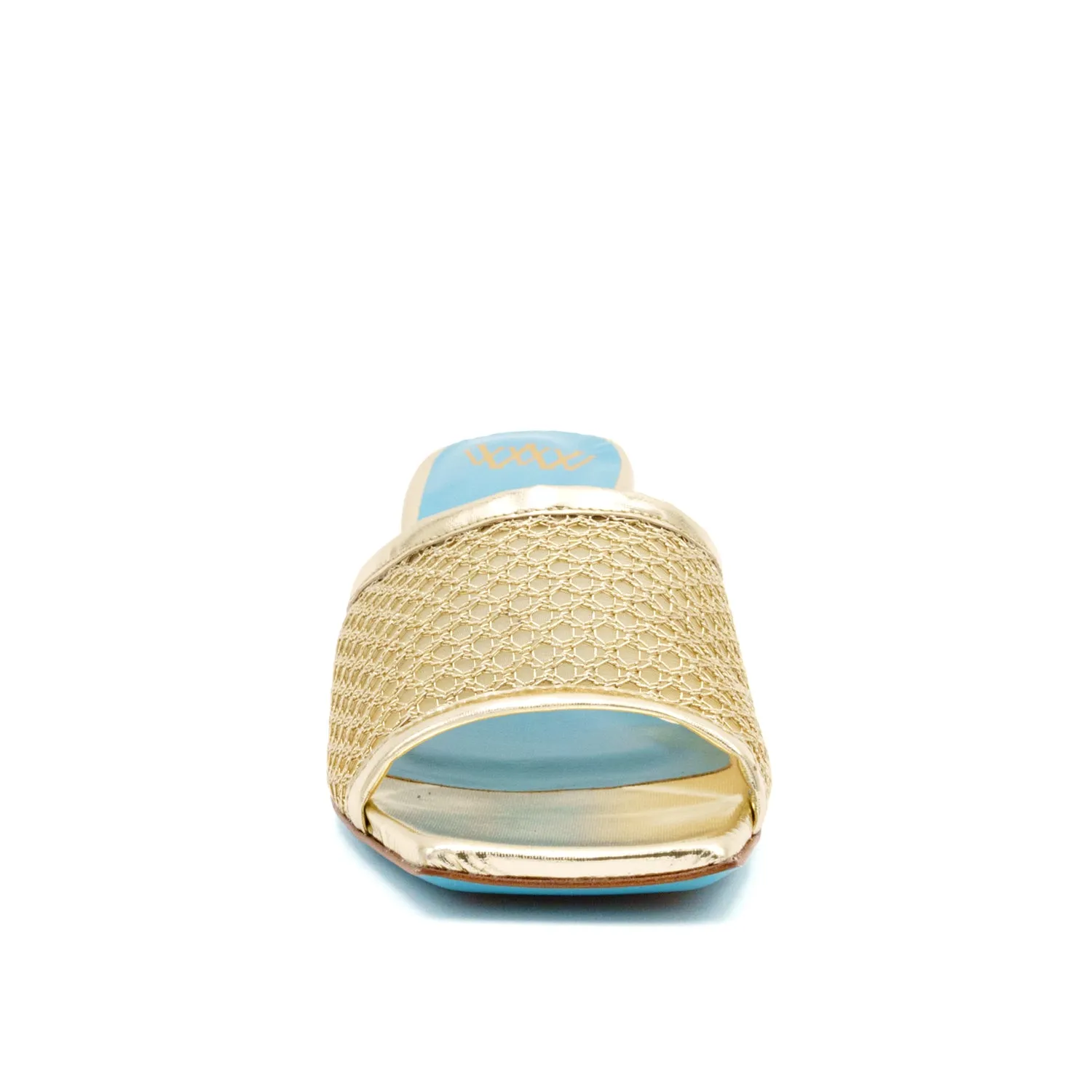 Vesta Low Heel Mesh Slide