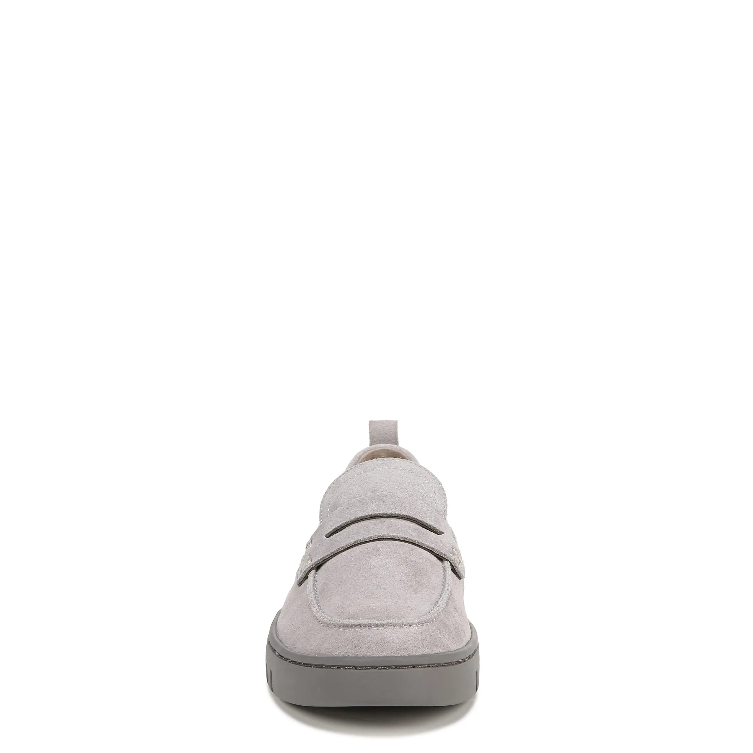 Vionic Women's Uptown Loafer, Light Grey Suede, 9
