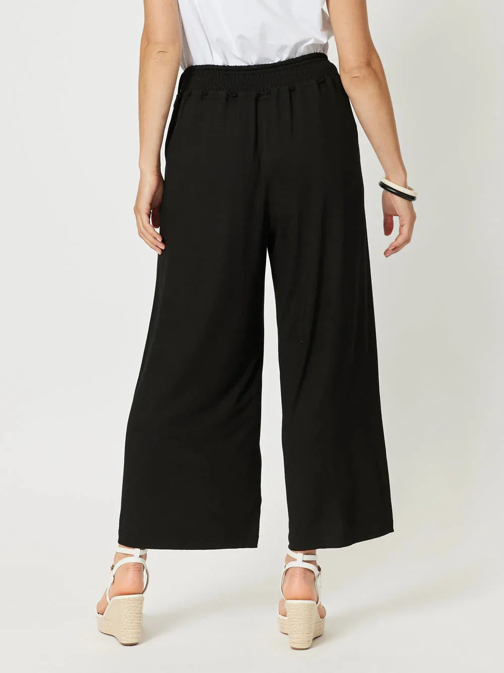wide leg jersey pant (46177)