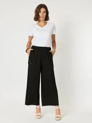 wide leg jersey pant (46177)