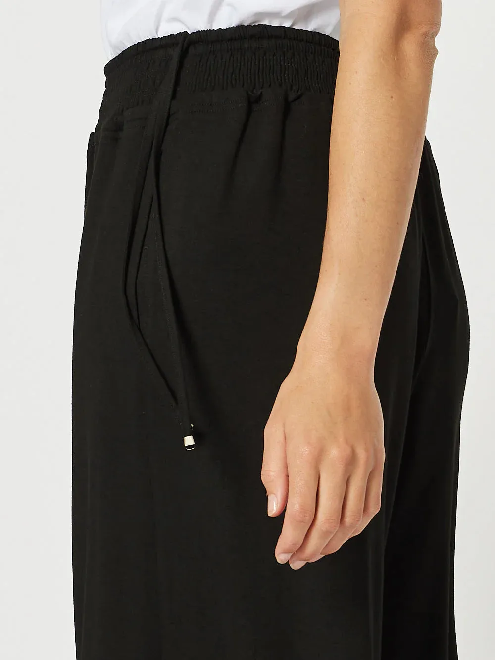 wide leg jersey pant (46177)