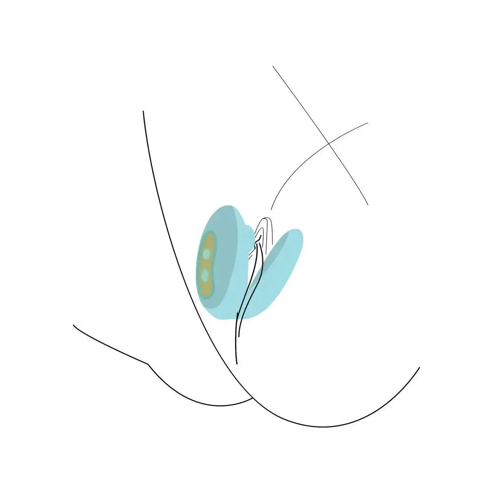 Xocoon Silicone Green Rechargeable Clitoral Vibrator