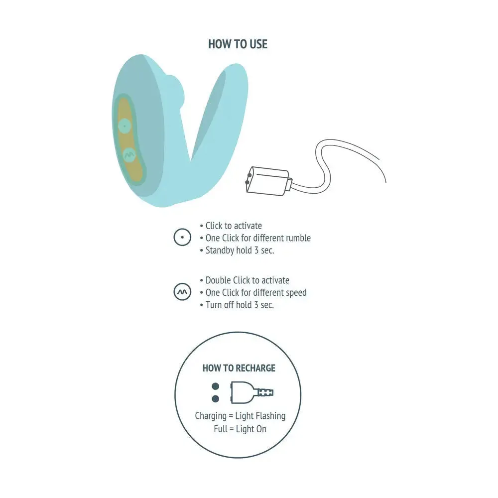 Xocoon Silicone Green Rechargeable Clitoral Vibrator